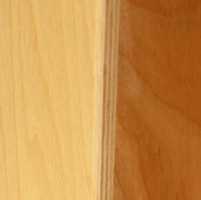 Baltic white birch and red birch finish