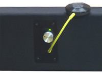 Music Box front panel showing connection to Chromecast Audio from Google via 3.5 mm connector